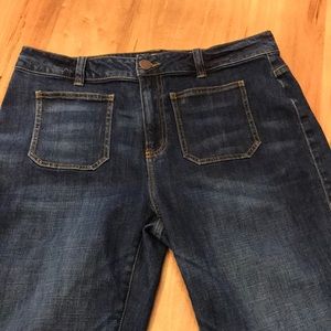Cabi Patch Pocket Jeans.  Size 14